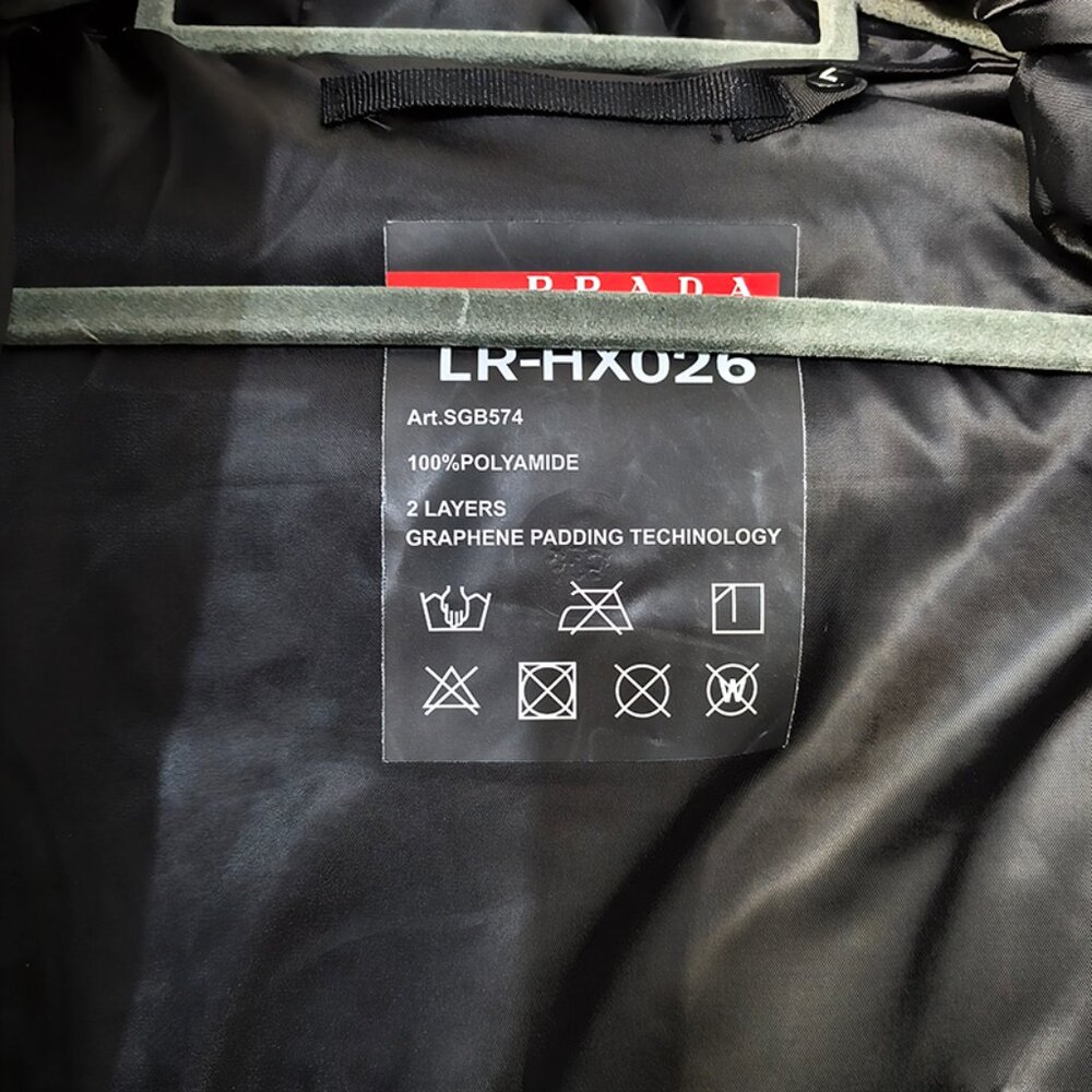 Prada Black Hooded Down Jacket - image 7